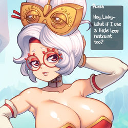 This is a pixiv picture whose title is Swimsuit Purah.