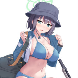 This is a pixiv picture whose title is 水着サキ.