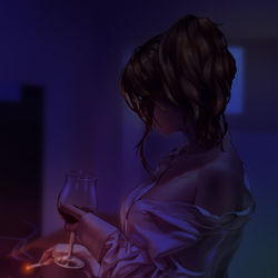 This is a pixiv picture whose title is ワインver2.