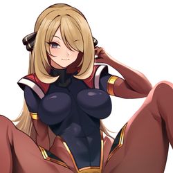 This is a pixiv picture whose title is ハイレグシロナさん.