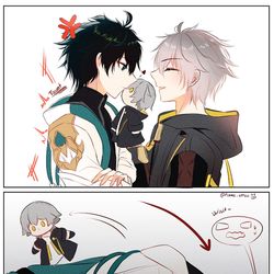 This is a pixiv picture whose title is DanCae illustration.