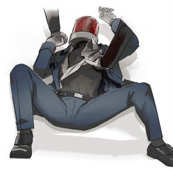 This is a pixiv picture whose title is パトさん脱がし.