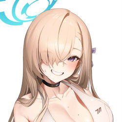 This is a pixiv picture whose title is ブルアカ / アスナ.