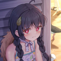This is a pixiv picture whose title is うぅ···.