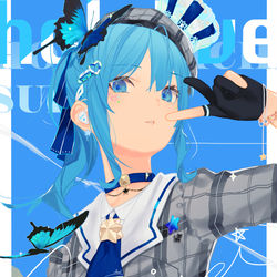 This is a pixiv picture whose title is 星街すいせい.