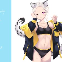 This is a pixiv picture whose title is Happy Birthday to Shiya~!🎂🎉.