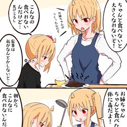 This is a pixiv picture whose title is 伊地知姉妹🍚.