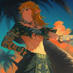 This is a pixiv picture whose title is The Legend of Zelda.