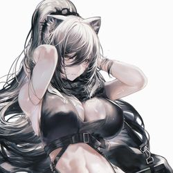 This is a pixiv picture whose title is 黑.