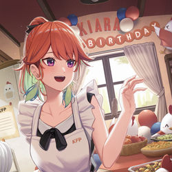 This is a pixiv picture whose title is Kiara 誕生日 2023.
