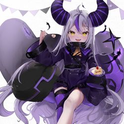 This is a pixiv picture whose title is ラプ様3枚.