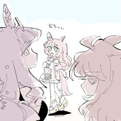 This is a pixiv picture whose title is 怖いお姉さん.