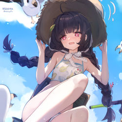 This is a pixiv picture whose title is ミユ.