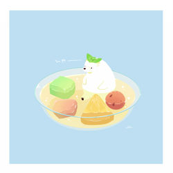 This is a pixiv picture whose title is 夏フルーツパンチ.