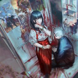 This is a pixiv picture whose title is 五歌.
