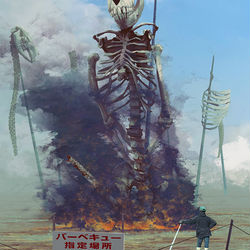 This is a pixiv picture whose title is BBQ.