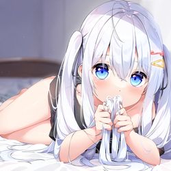 This is a pixiv picture whose title is 乃亜　ツインテ.