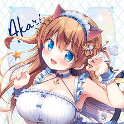 This is a pixiv picture whose title is サマー猫メイドちゃん🐈‍⬛.