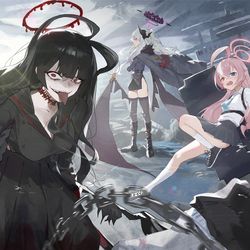 This is a pixiv picture whose title is ブルアカ.