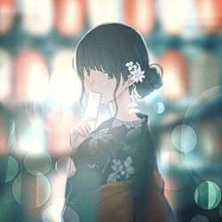 This is a pixiv picture whose title is 願い事.