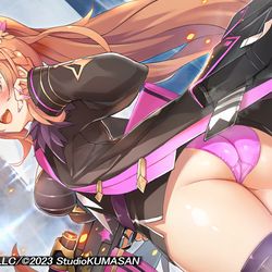 This is a pixiv picture whose title is ティンクルスターナイツ：桐原セーラ.