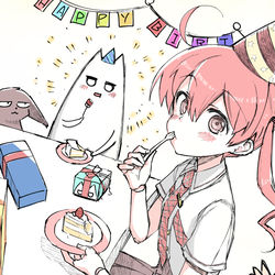 This is a pixiv picture whose title is 一日遅れのネネの誕おめー!.