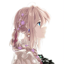 This is a pixiv picture whose title is ヴァイオレット　模写８５枚目.