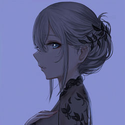 This is a pixiv picture whose title is night（重新修改版）（reset version）.