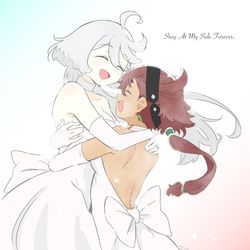 This is a pixiv picture whose title is SuleMioMarriage.