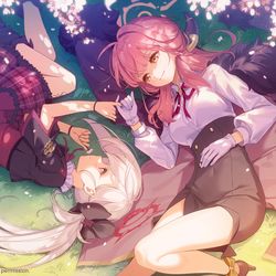 This is a pixiv picture whose title is 樱.