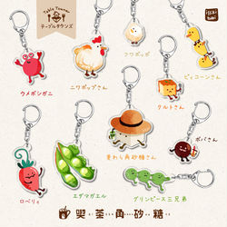 This is a pixiv picture whose title is テーブルタウンズ アクリルグッズ.