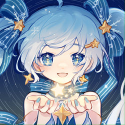 This is a pixiv picture whose title is 星に願う.