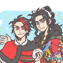 This is a pixiv picture whose title is 王殿様に認められし王・他.