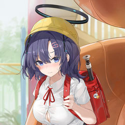 This is a pixiv picture whose title is 早瀬ユウカ(小学の服).