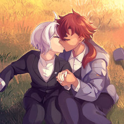 This is a pixiv picture whose title is 無題.
