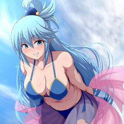 This is a pixiv picture whose title is アクア様.