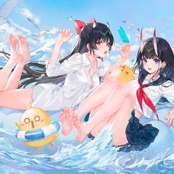 This is a pixiv picture whose title is Summer.