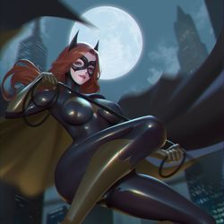 This is a pixiv picture whose title is Batgirl.