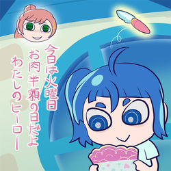 This is a pixiv picture whose title is 英雄の帰還.