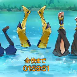 This is a pixiv picture whose title is 疲れた時は森の泉に限るよな！.