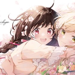 This is a pixiv picture whose title is 一生大好き！.