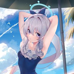 This is a pixiv picture whose title is 水着ミヤコ.