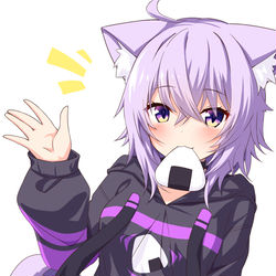 This is a pixiv picture whose title is もぐもぐ～.
