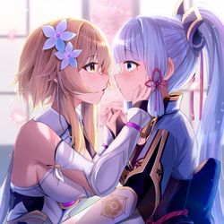 This is a pixiv picture whose title is 蛍と綾華.