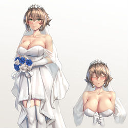 This is a pixiv picture whose title is 陸奥.