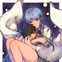 This is a pixiv picture whose title is 真夏の雪女.