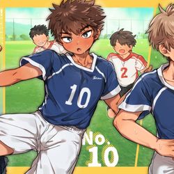 This is a pixiv picture whose title is 試合中の黄金コンビ.