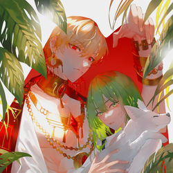 This is a pixiv picture whose title is friends.