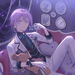 This is a pixiv picture whose title is 🎈🎊.