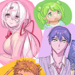 This is a pixiv picture whose title is ほぼト＆ガ　オカ研.